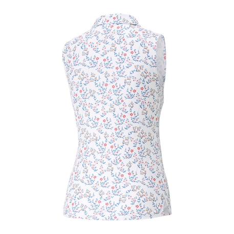 Polo imprimé fille flo Blanc 2 - vertbaudet enfant 