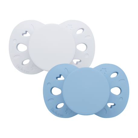 Sucette anatomique essentielle - 18+ mois - lot de 2 Bleu+Rose + beige+Vert 1 - vertbaudet enfant 