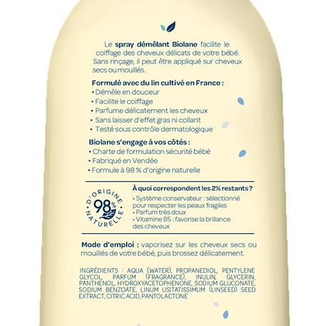 Spray démêlant 200ml MULTICOLORE 3 - vertbaudet enfant 