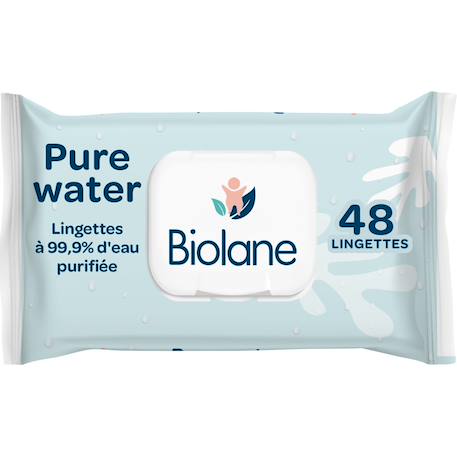 Lingettes pure water Blanc 1 - vertbaudet enfant 