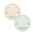 Sucette ronde - 0-6 mois - lot de 2 Bleu + beige+Jaune + beige+Vert + beige 13 - vertbaudet enfant 