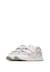 Sneakers en cuir et tissu avec fleurs Lucy vl. Blanc- 5 - vertbaudet enfant 