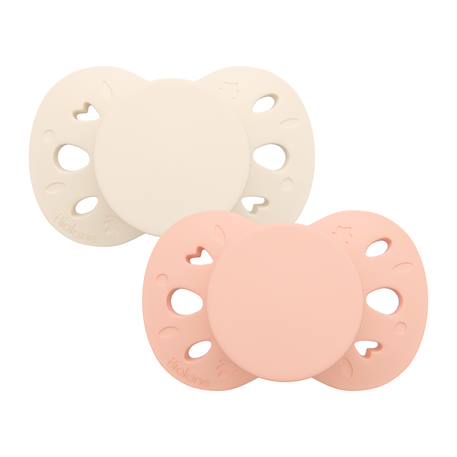 Sucettes anatomiques - 0 à 6 mois Lilas/beige+Lilas/beige imprimé+Rose/beige+Rose/beige imprimé 9 - vertbaudet enfant 