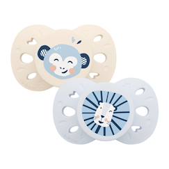 -Sucette anatomique animaux - 6-18 mois - lot de 2