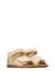 Sandales en suède avec imprimé marguerites maya embr Beige-+Marron clair- 2 - vertbaudet enfant 