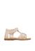 Sandales en cuir et en daim quarzo Blanc crème-+Rose poudré- 6 - vertbaudet enfant 