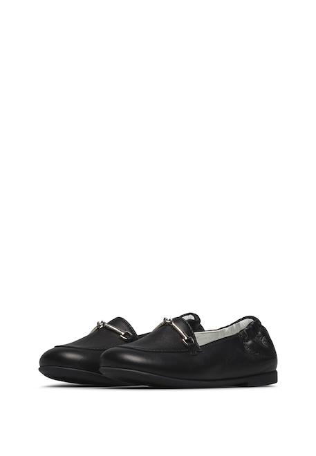 Mocassin en cuir miola Noir- 5 - vertbaudet enfant 
