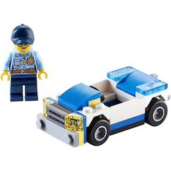 Jouet-Jeux d'imagination-Jeux de construction-Voiture de police 30366