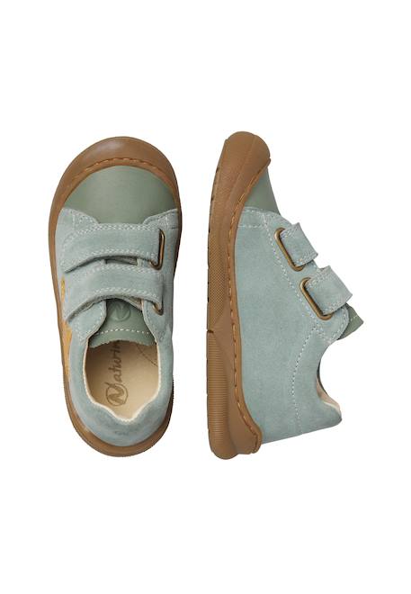 Chaussures en cuir et en daim babe 2 Sage-citrouille 4 - vertbaudet enfant 