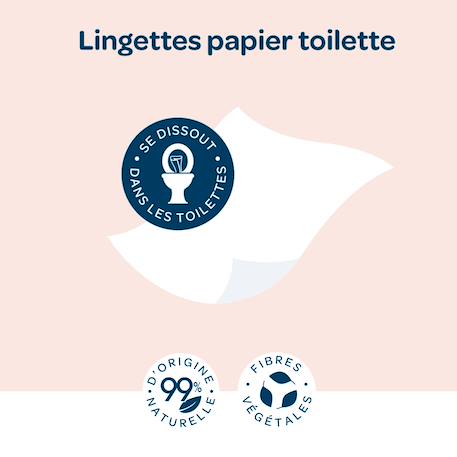 Lingettes papier toilette Blanc 3 - vertbaudet enfant 