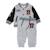 Ensemble de jogging Gris+Marine 1 - vertbaudet enfant 