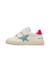 Baskets en cuir pinn vl. Blanc-bleu clair-rouge 3 - vertbaudet enfant 