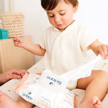Lingettes au lait de toilette Blanc 5 - vertbaudet enfant 