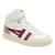 Baskets montantes  à scratch Blanc+Blanc cassé+Blanc Rouge+Blanc vert marine 2 - vertbaudet enfant 