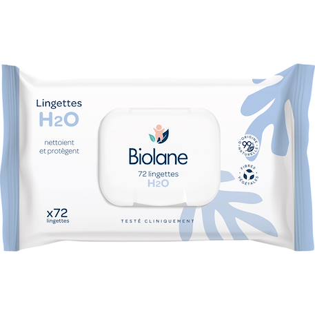 Lingettes épaisses H2O x72 X10+X72 8 - vertbaudet enfant 