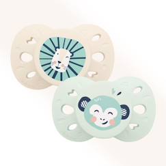 -Sucette anatomique animaux - 6-18 mois - lot de 2