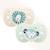 Sucette anatomique animaux - 6-18 mois - lot de 2 Bleu + beige+Jaune + beige+Vert + beige 13 - vertbaudet enfant 