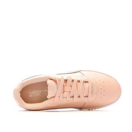 Baskets basses à lacets Rose+Rose blanc 4 - vertbaudet enfant 