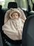 Poncho de voyage adaptable sur siège auto & porte bébé beige+écru+sable 11 - vertbaudet enfant 