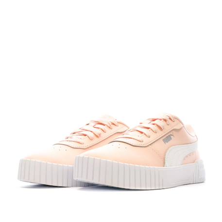 Baskets basses à lacets Rose+Rose blanc 6 - vertbaudet enfant 
