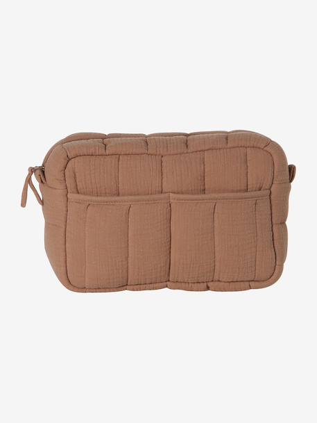 Sac à langer COLINA gaze de coton cappuccino+Teddy 3 - vertbaudet enfant 
