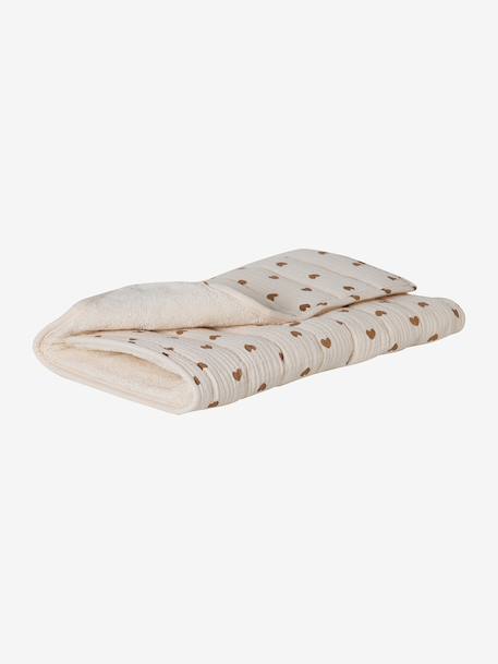Sac à langer COLINA gaze de coton blanc imprimé+cappuccino+Teddy 6 - vertbaudet enfant 