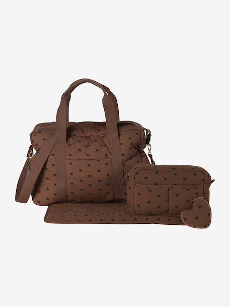 Sac à langer bandoulière 24h noisette 2 - vertbaudet enfant 