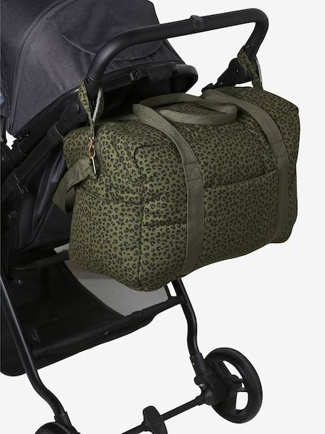 Sac à langer CATALINA 48 h beige imprimé+ficelle+kaki 23 - vertbaudet enfant 