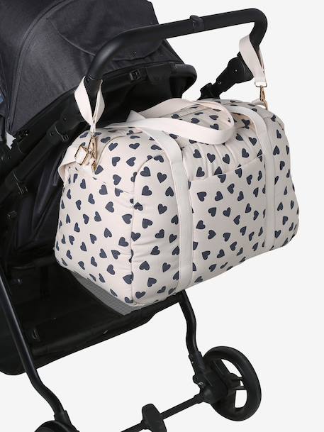 Sac à langer CATALINA 48 h beige imprimé+ficelle 14 - vertbaudet enfant 
