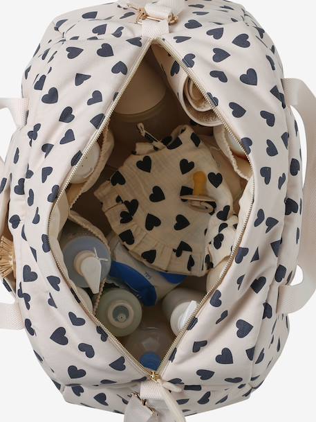 Sac à langer CATALINA 48 h beige imprimé+ficelle 15 - vertbaudet enfant 