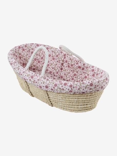 Housse pour couffin en gaze de coton Bord de mer+Hygge+Nuages+rose imprimé 15 - vertbaudet enfant 