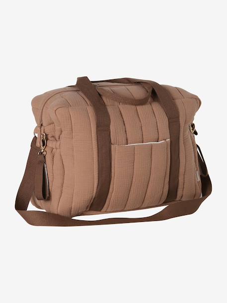 Sac à langer COLINA gaze de coton cappuccino+Teddy 4 - vertbaudet enfant 