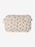 Sac à langer COLINA gaze de coton blanc imprimé+cappuccino+Teddy 3 - vertbaudet enfant 