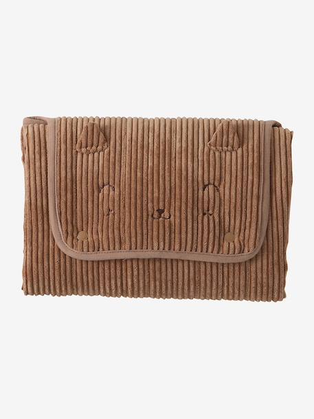Tapis à langer de voyage cappuccino+Minisaurus 1 - vertbaudet enfant 