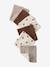 Lot de 6 lingettes lavables blanc imprimé+ficelle+Nuages 5 - vertbaudet enfant 