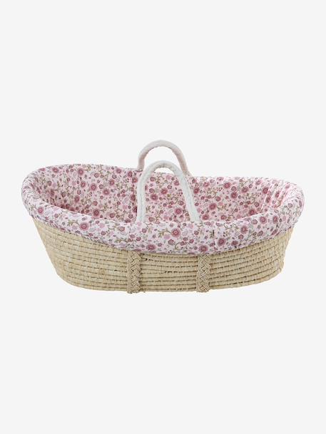 Housse pour couffin en gaze de coton Bord de mer+Hygge+Nuages+rose imprimé 16 - vertbaudet enfant 