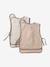 Lot 2 bavoirs tablier bébé ficelle+noisette+sauge 5 - vertbaudet enfant 
