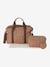 Sac à langer COLINA gaze de coton cappuccino+Teddy 2 - vertbaudet enfant 