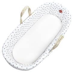 Puériculture-Lit de voyage et accessoires sommeil-Habillage couffin panier moïse gaze de coton lovio