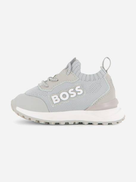 Baskets garçon a lacets Gris 2 - vertbaudet enfant 