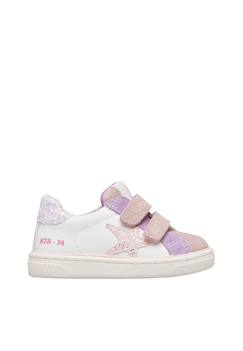 Chaussures-Baskets en cuir et en daim pinn vl.