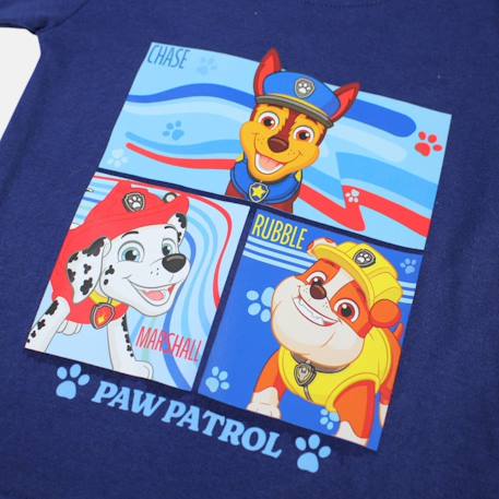 T-shirt manches courtes enfant imprimé pat patrouille Bleu+Marine 10 - vertbaudet enfant 