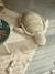 Pouf enfant en coton mrs. Turtle Olive, naturel 1 - vertbaudet enfant 