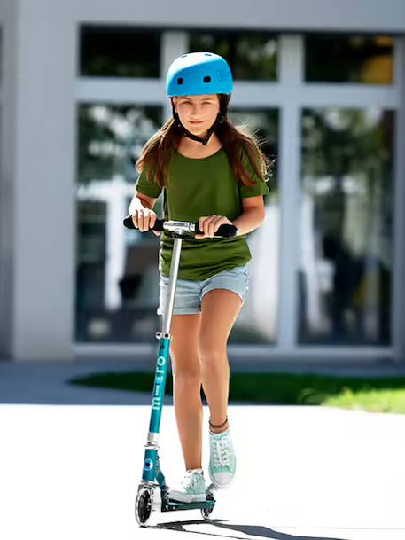 Trottinette enfant micro sprite pearl  led Bleu clair océan+Bleu et rose+Bleu pétrole+Bleu saphir+Rose+Vert eco+Violet 15 - vertbaudet enfant 