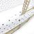 Habillage couffin panier moïse gaze de coton lovio Imprimé coeurs+Imprimé coeurs 7 - vertbaudet enfant 