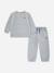 Ensemble garçon 2 pièces en coton Grey heather+Noir 1 - vertbaudet enfant 