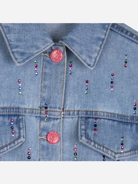 Veste en jean Bleu 4 - vertbaudet enfant 