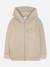 Sweat zippé à capuche Beige 1 - vertbaudet enfant 