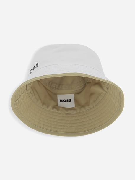 Bob reversible Bleu cargo+Taupe 11 - vertbaudet enfant 