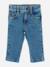 Jean taille élastique Bleu clair+Bleu foncé 1 - vertbaudet enfant 
